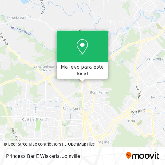 Princess Bar E Wiskeria mapa