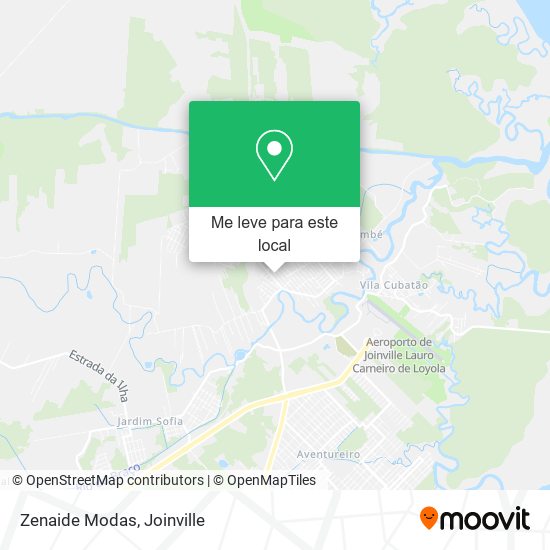 Zenaide Modas mapa