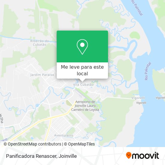 Panificadora Renascer mapa