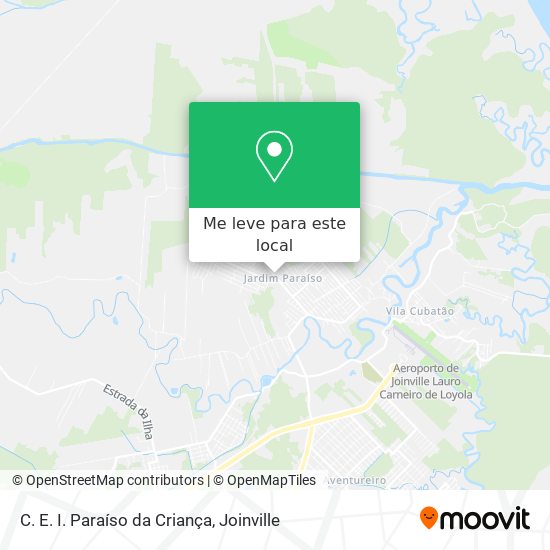C. E. I. Paraíso da Criança mapa