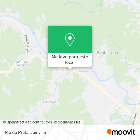 Rio da Prata mapa