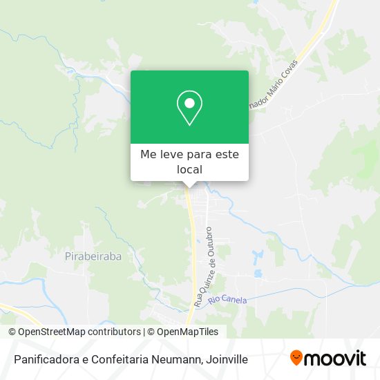 Panificadora e Confeitaria Neumann mapa
