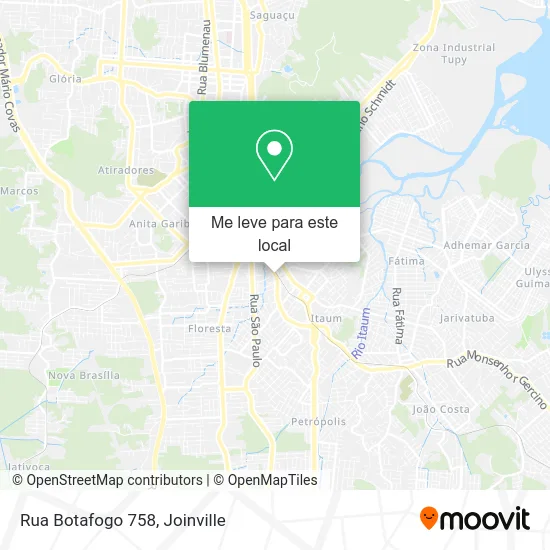 Rua Botafogo 758 mapa