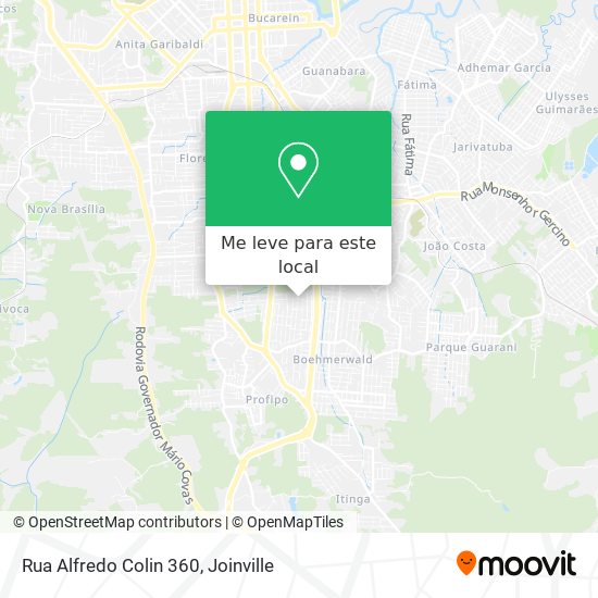 Rua Alfredo Colin 360 mapa