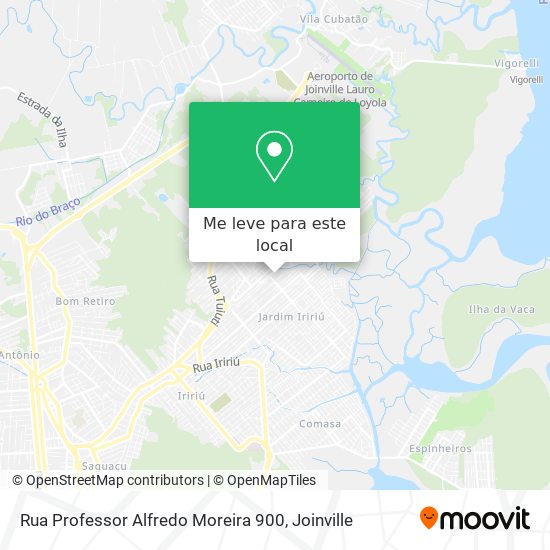 Rua Professor Alfredo Moreira 900 mapa