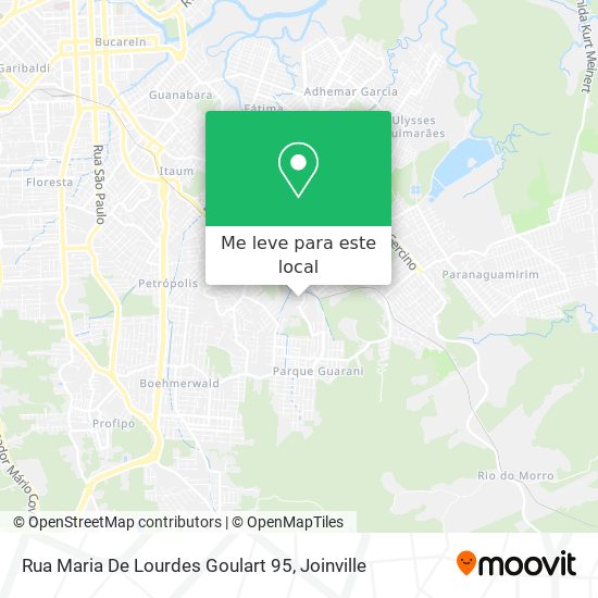 Rua Maria De Lourdes Goulart 95 mapa