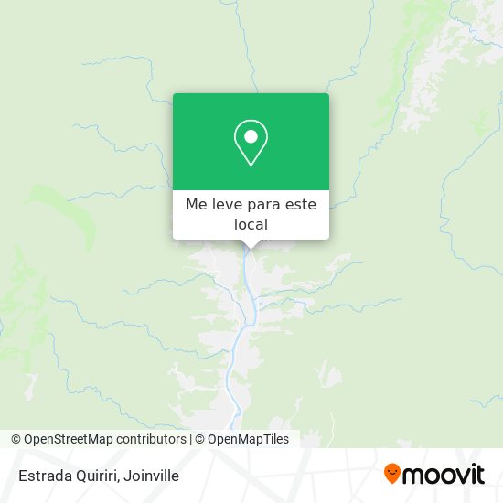 Estrada Quiriri mapa