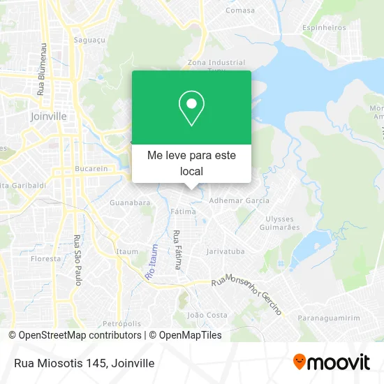Rua Miosotis 145 mapa
