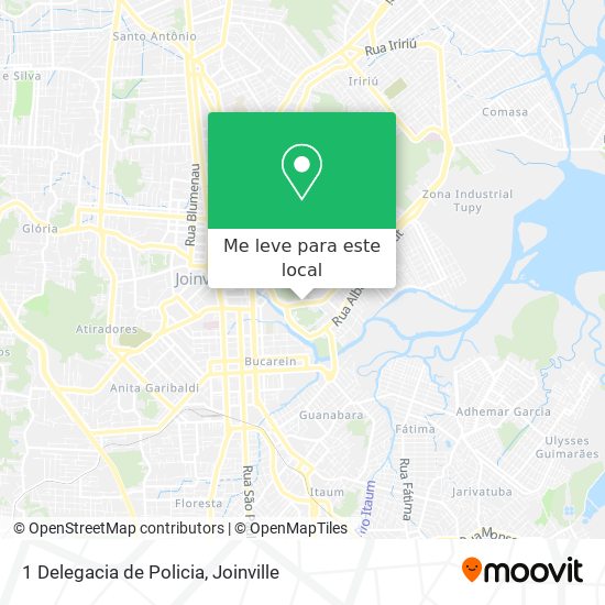 1 Delegacia de Policia mapa