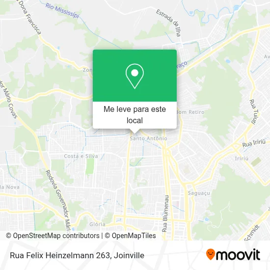 Rua Felix Heinzelmann 263 mapa