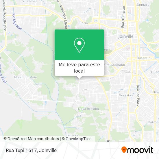Rua Tupi 1617 mapa