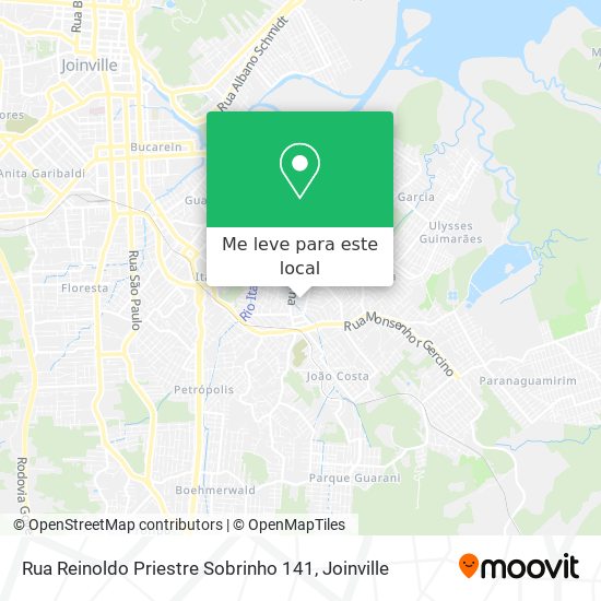 Rua Reinoldo Priestre Sobrinho 141 mapa