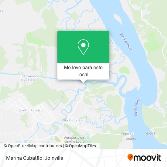 Marina Cubatão mapa
