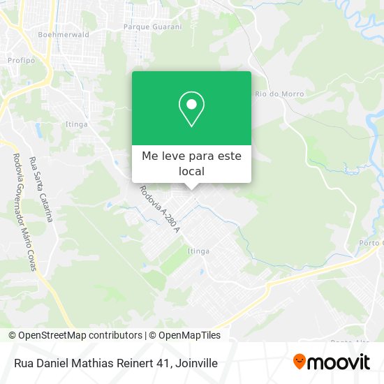 Rua Daniel Mathias Reinert 41 mapa