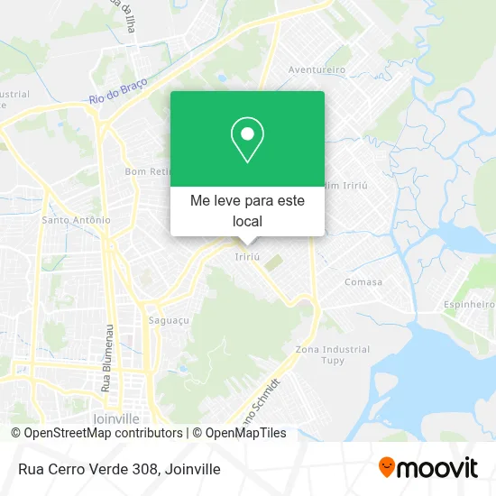 Rua Cerro Verde 308 mapa