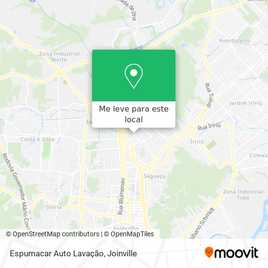 Espumacar Auto Lavação mapa