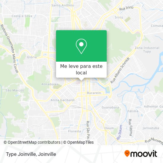 Type Joinville mapa