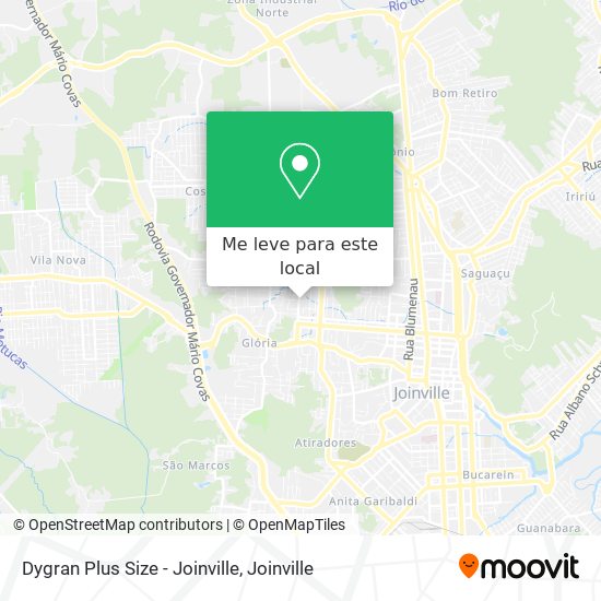 Dygran Plus Size - Joinville mapa