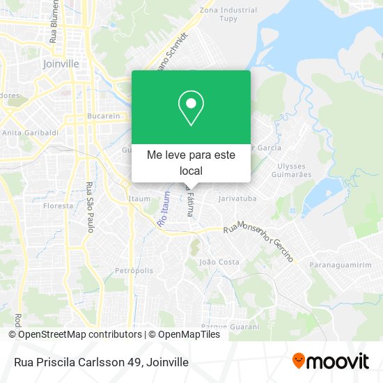 Rua Priscila Carlsson 49 mapa