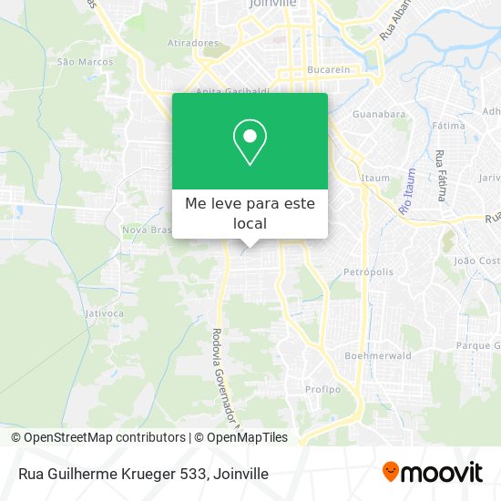 Rua Guilherme Krueger 533 mapa