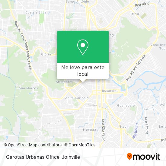 Garotas Urbanas Office mapa