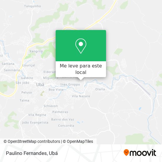 Paulino Fernandes mapa