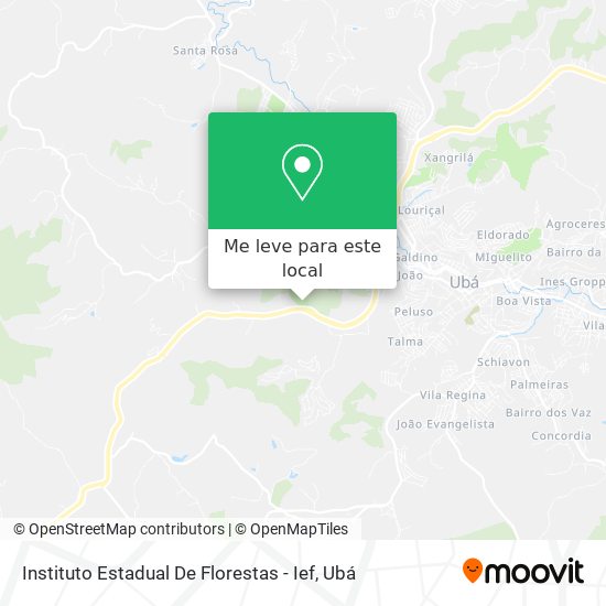 Instituto Estadual De Florestas - Ief mapa