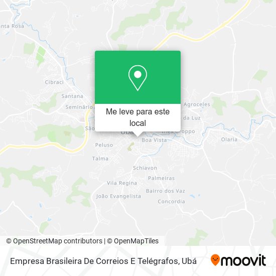 Empresa Brasileira De Correios E Telégrafos mapa