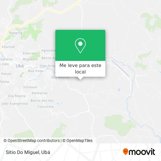 Sitio Do Miguel mapa