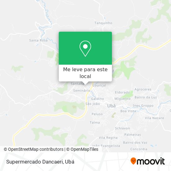 Supermercado Dancaeri mapa