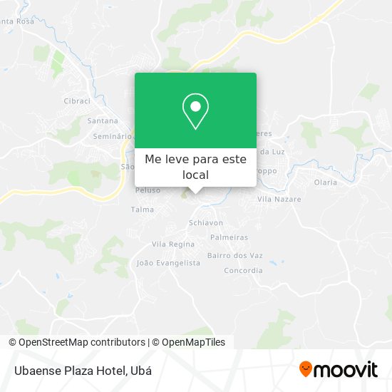Ubaense Plaza Hotel mapa