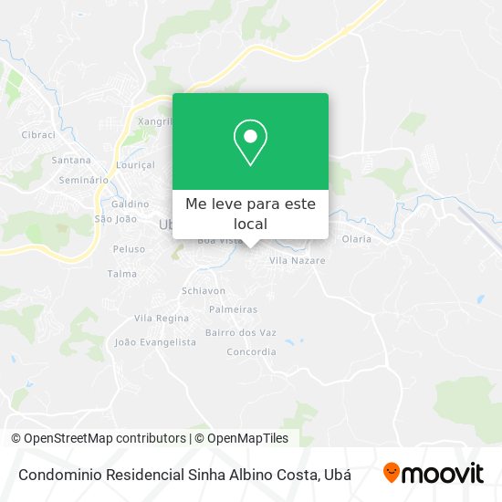 Condominio Residencial Sinha Albino Costa mapa