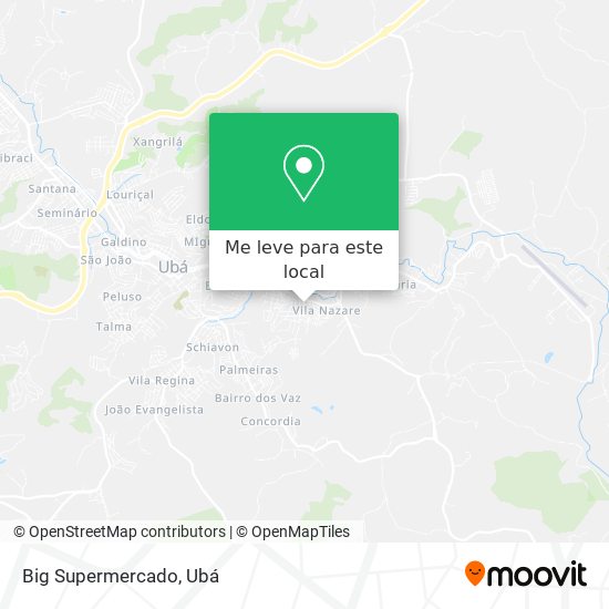 Big Supermercado mapa