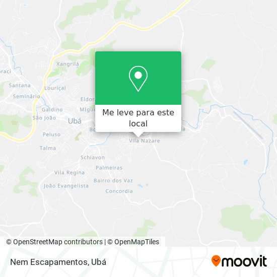 Nem Escapamentos mapa