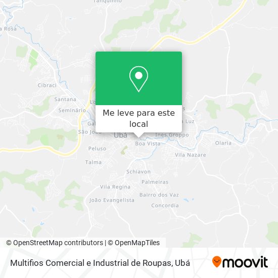 Multifios Comercial e Industrial de Roupas mapa