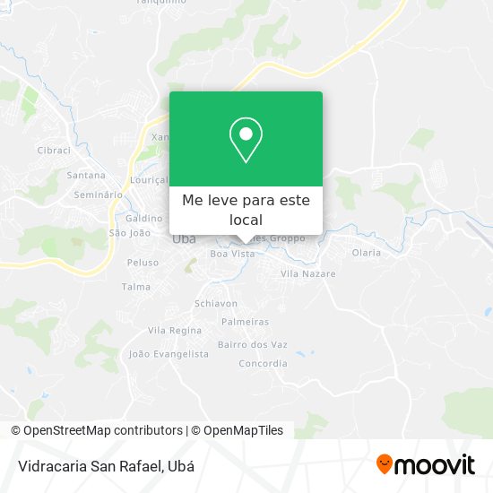 Vidracaria San Rafael mapa