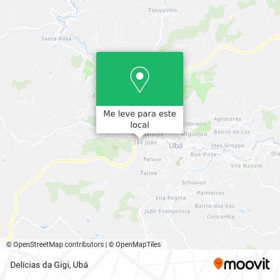 Delícias da Gigi mapa
