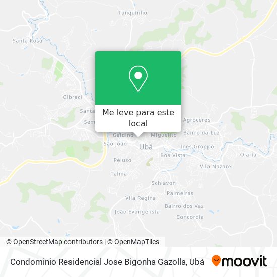 Condominio Residencial Jose Bigonha Gazolla mapa