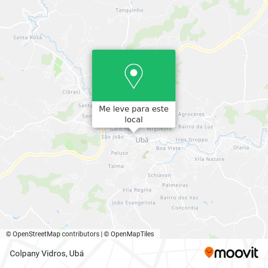 Colpany Vidros mapa