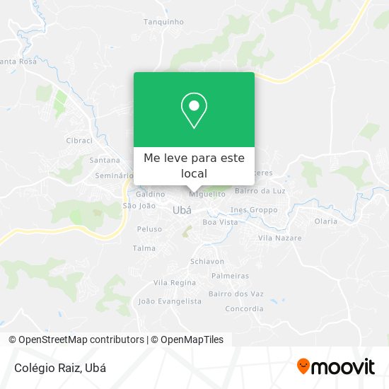 Colégio Raiz mapa