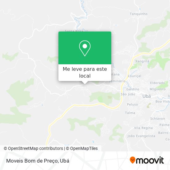 Moveis Bom de Preço mapa