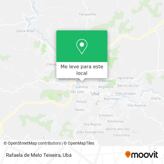 Rafaela de Melo Teixeira mapa