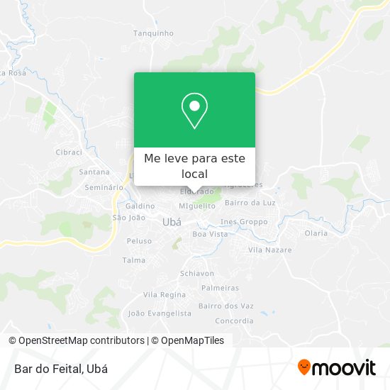 Bar do Feital mapa