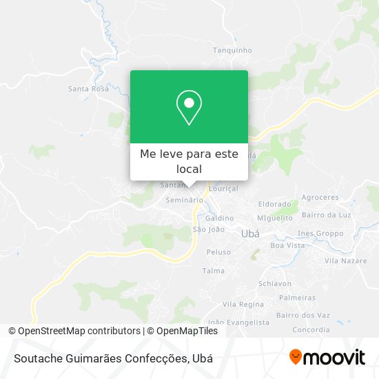 Soutache Guimarães Confecções mapa
