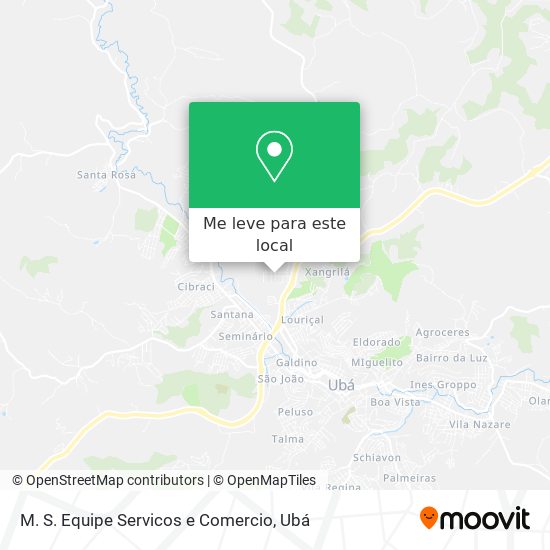 M. S. Equipe Servicos e Comercio mapa