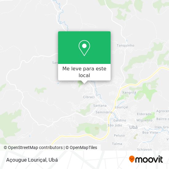 Açougue Louriçal mapa
