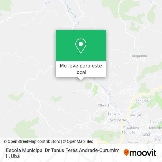 Escola Municipal Dr Tanus Feres Andrade-Curumim II mapa