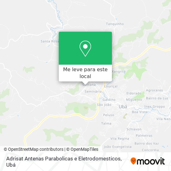 Adrisat Antenas Parabolicas e Eletrodomesticos mapa