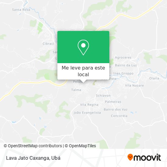 Lava Jato Caxanga mapa