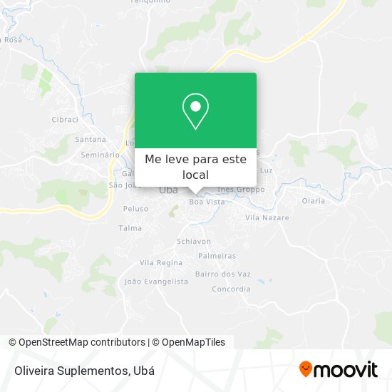 Oliveira Suplementos mapa